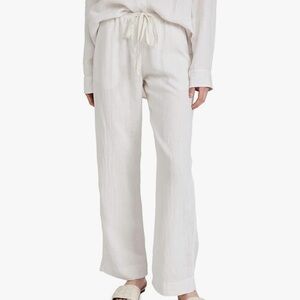 Velvet Pico Linen Pants